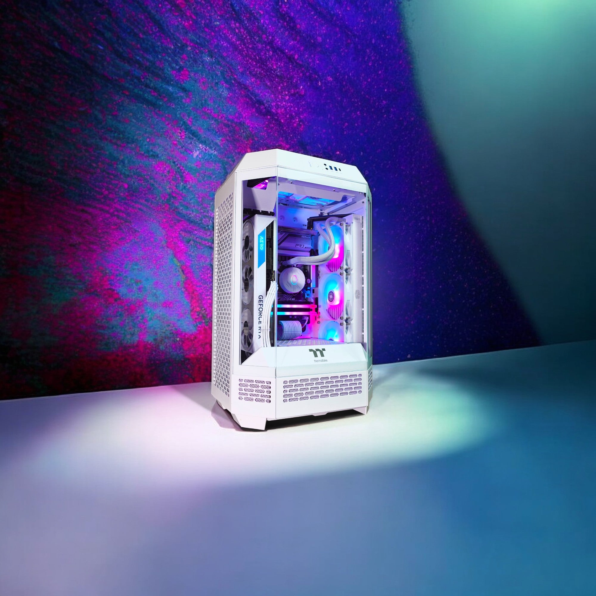 Thermaltake Tower Ghost Premier Gaming PC - Ready to Ship | High-Performance Desktop for Gaming, Streaming & Content Creation