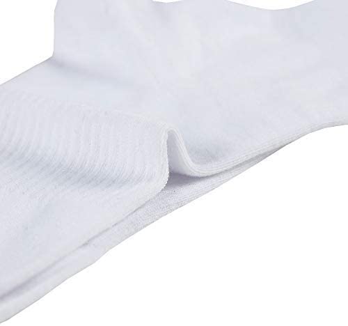 Breathable Cotton Crew Socks for Men & Women - Athletic Sports Casual Ankle Socks for Running, Gym & Everyday Wear