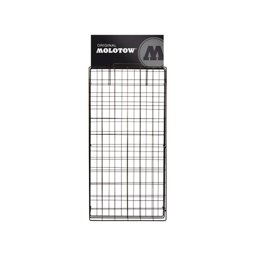 Molotow Spray Paint Rack - Holds 72 Cans | Wall-Mounted Organizer for Artists & DIY Projects | Perfect for Graffiti, Crafting & Home Improvement