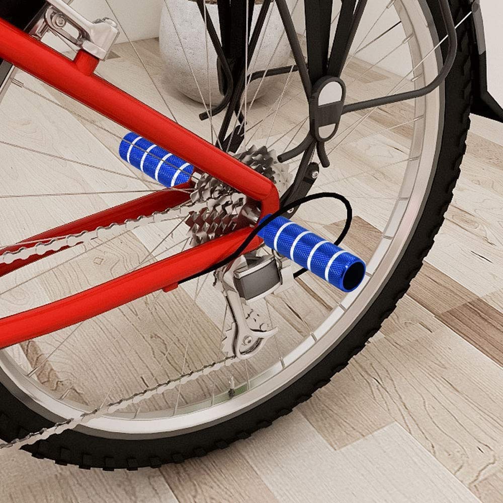 3/8 Inch 26-Tooth Aluminum Alloy BMX Bike Pegs - Anti-Skid Foot Pedals for Rear Axle Stunt Riding (2-Pack) | Perfect for BMX Tricks, Street Riding & Bike Park Performance