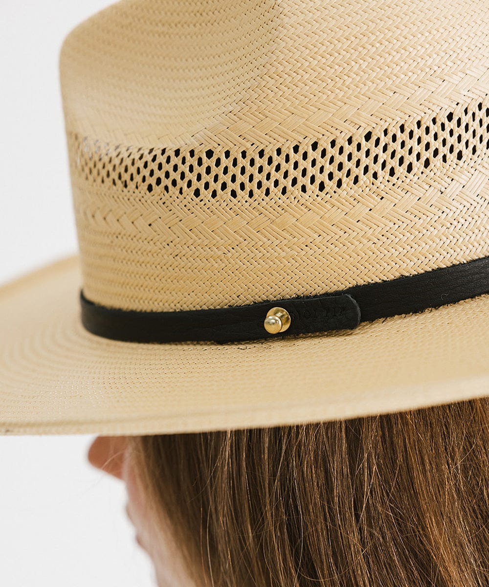 Saguaro Fedora Panama Straw Hat for Men & Women - Lightweight Summer Sun Hat for Beach, Travel, and Outdoor Activities