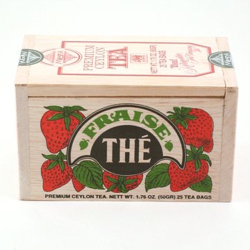 Premium Strawberry Tea Bags - Box of 25 | Metropolitan Tea | Natural Fruit Flavored Black Tea | Perfect for Afternoon Tea, Gifts & Relaxation