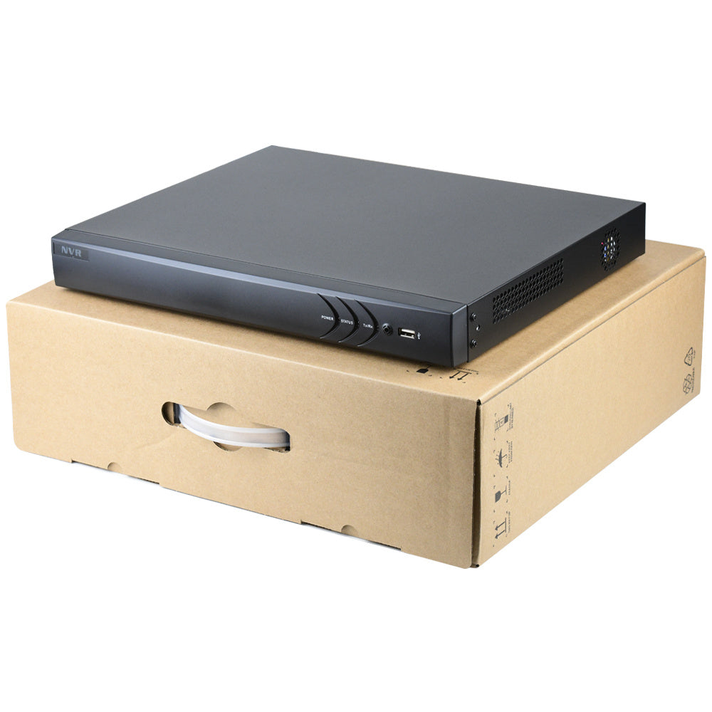 HIKVISION NVR608 8-Channel Network Video Recorder with HDMI & 8-Port PoE for Home Security Surveillance System - Ideal for Small Business & Residential Monitoring