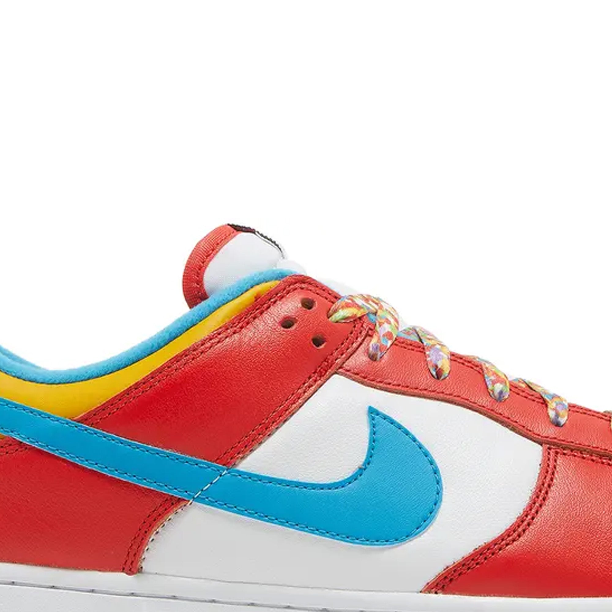 Nike Dunk Low QS x LeBron James 'Fruity Pebbles' Sneakers (2022) - Limited Edition Basketball Shoes for Casual Wear & Street Fashion