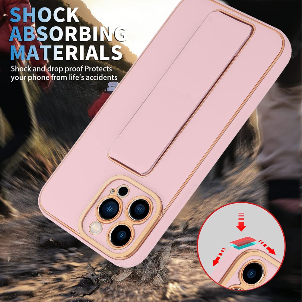 Magnetic iPhone 12 Pro Max Case - Cute Shiny Tortoiseshell Pattern, Magsafe Compatible, Soft TPU & Hard PC Protective Leopard Phone Cover with Screen Protector for Women & Girls (Pink) - Perfect for Everyday Use, Work, and Travel Protection