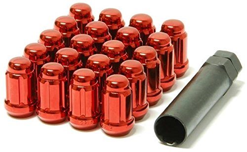 WM Muteki Open End Lug Nuts (31886B) - Chrome Plated Steel Wheel Nuts for Cars, Trucks & SUVs - Perfect for Racing, Off-Road & Custom Wheel Applications