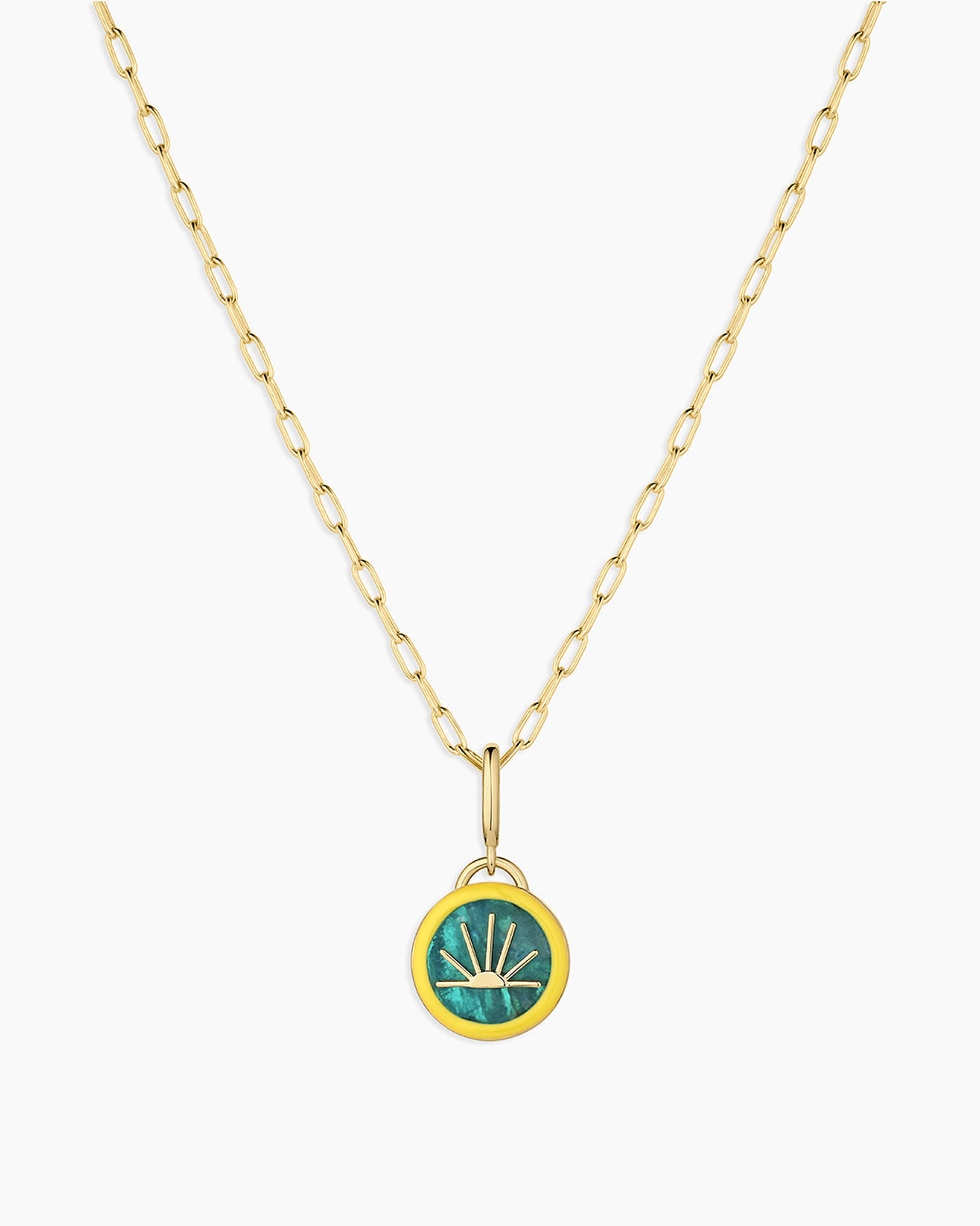 Power Gemstone Parker Charm Necklace - Healing Crystal Jewelry for Women - Perfect for Meditation, Energy Balancing & Spiritual Gifts