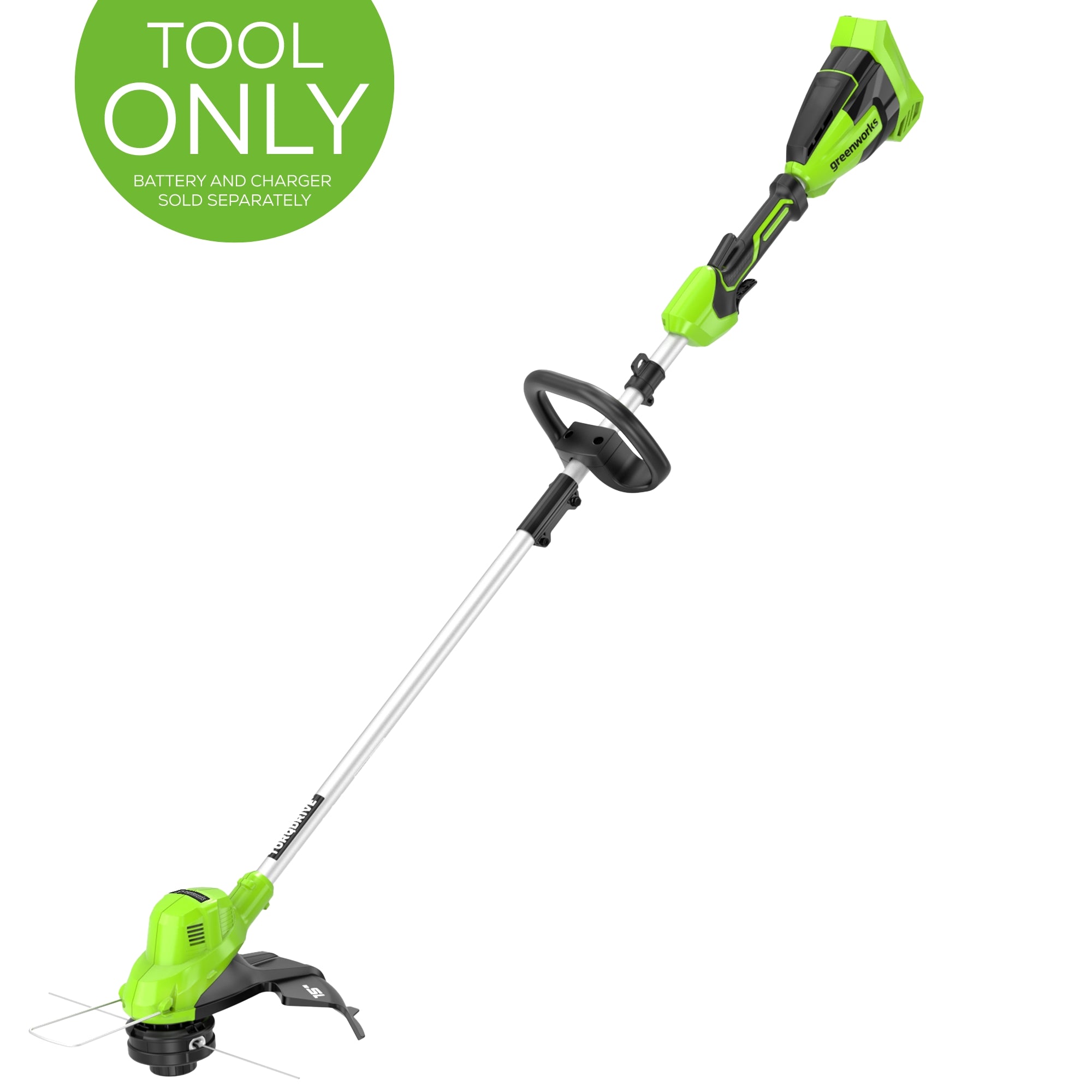 40V 15-Inch Cordless Battery String Trimmer (Tool Only) - Lightweight Weed Eater for Lawn Edging & Yard Maintenance - Perfect for Homeowners & Landscaping Professionals