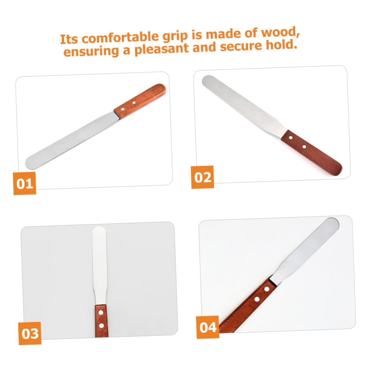 Professional Straight Design Waxing Sticks for Hair Removal - Multi-Function Smooth Surface Spatula for Eyebrows, Legs & Bikini Line - At-Home Salon Waxing & DIY Beauty Care