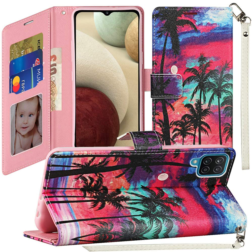 Motorola Moto G Play 2021 (XT2093DL) Wallet Phone Case with ID/Money Card Holder & Gift Stand - Premium Leather Cover with Kickstand for Hands-Free Viewing (Beautiful Island Design) - Perfect for Travel, Work, and Everyday Use