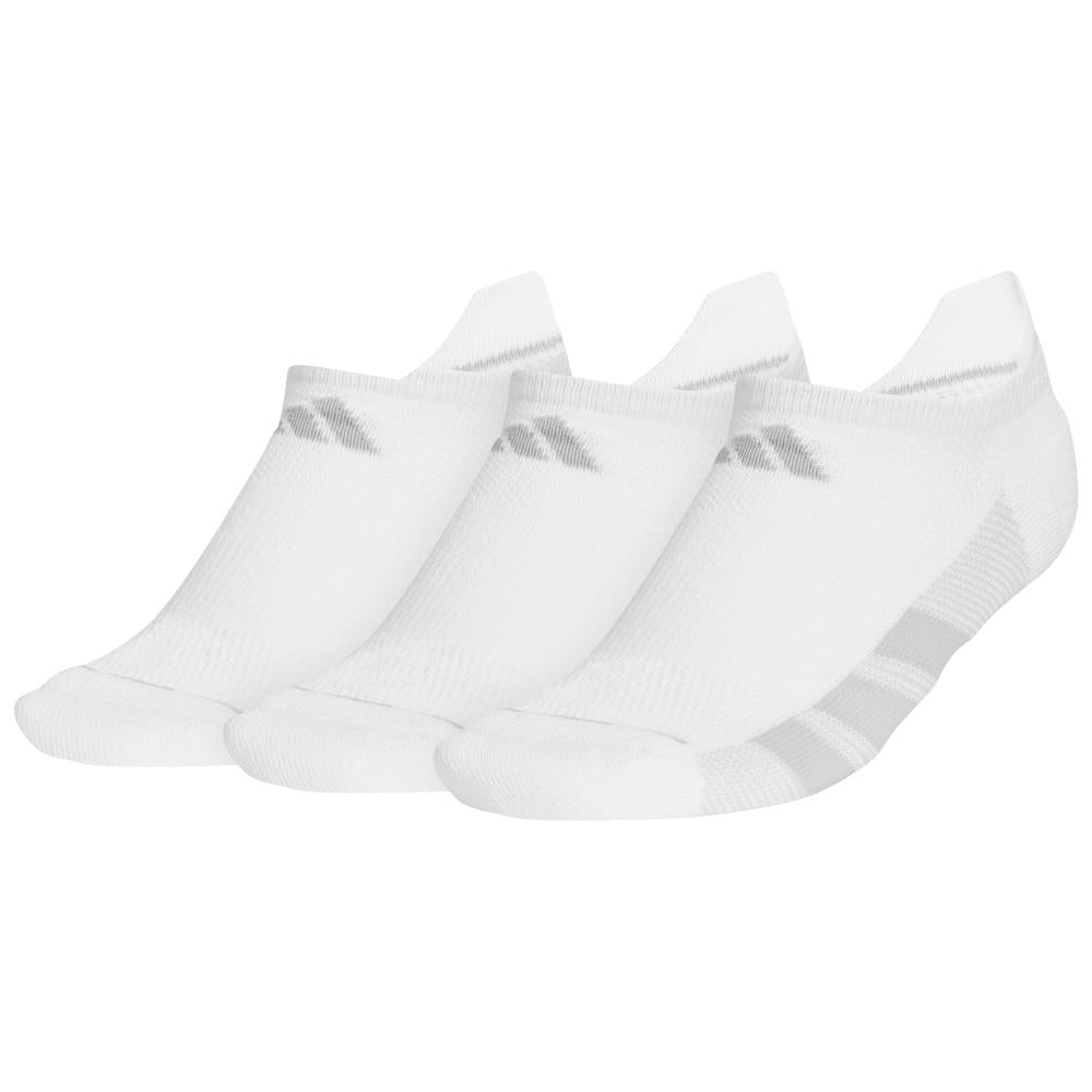 Adidas Women's SuperLite No-Show Socks 3-Pack - Breathable Athletic Socks for Running, Gym & Everyday Comfort (White)