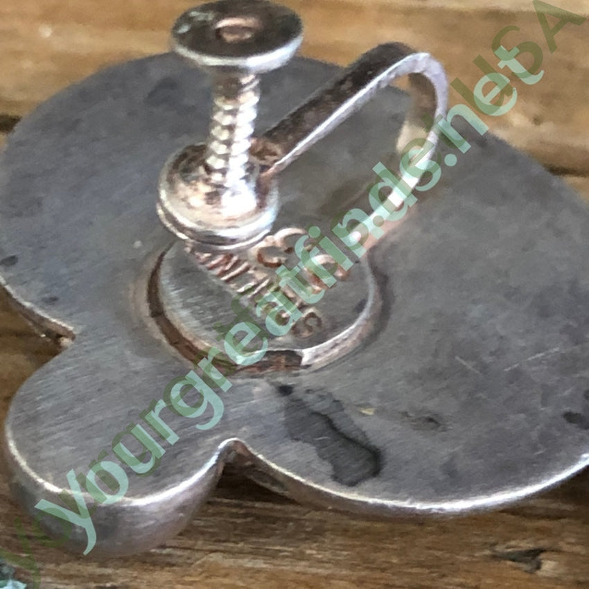 Vintage Mexican Victoria Calar Sterling Silver Screw Back Earrings - Handmade Dangle Earrings for Women, Authentic Mexican Jewelry Gift for Her - Perfect for Parties, Weddings & Special Occasions