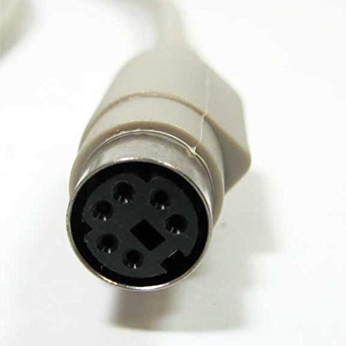 25ft PS/2 Male to Female Keyboard and Mouse Extension Cable - Perfect for Office, Gaming, and Computer Workstations