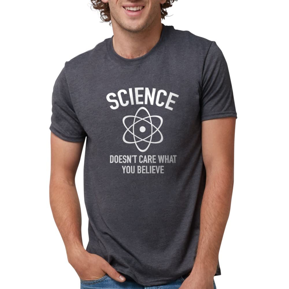 Science Care Believe 1B Tri-Blend T-Shirt - Soft Vintage Style Tee for Men & Women - Perfect for Casual Wear, Science Enthusiasts & Gift Giving