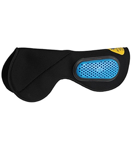 GEL-EZE Gel Fish Rear Riser Pad for Horse Saddles - Comfortable Shock Absorption for Equestrian Riding & Training