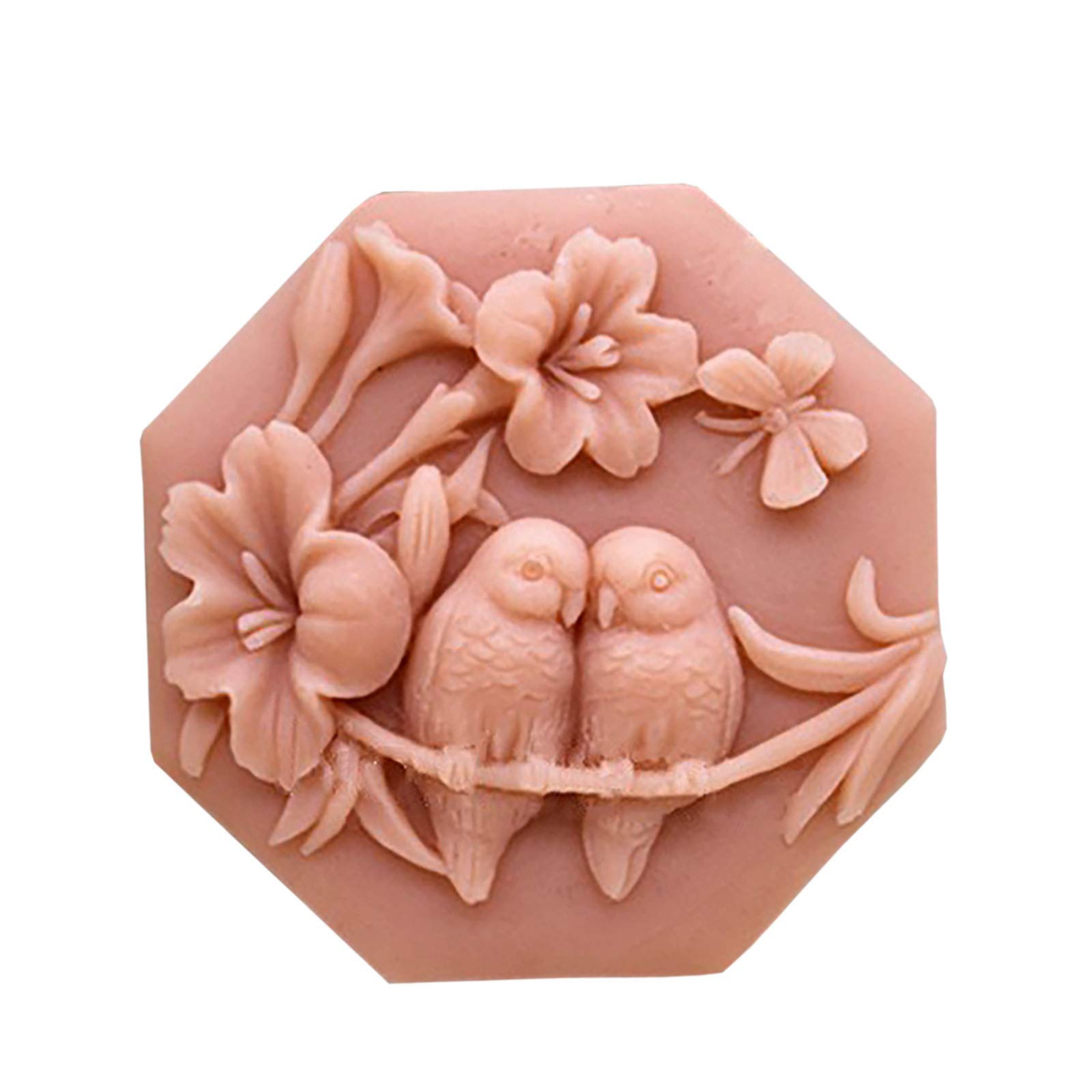 Premium Silicone Soap Molds for DIY Soap Making - 3D Flower Resin Molds for Handmade Crafts (Set of 6) - Perfect for Homemade Soaps, Candle Making, and Bath Bomb Molds