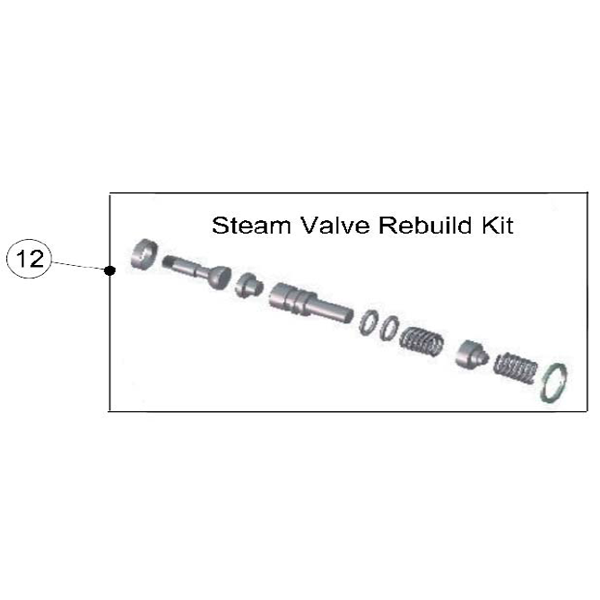 La Marzocco GS3 Steam Valve Rebuild Kit - Genuine Replacement Parts for Espresso Machine Repair | Perfect for Home Baristas & Coffee Shop Maintenance