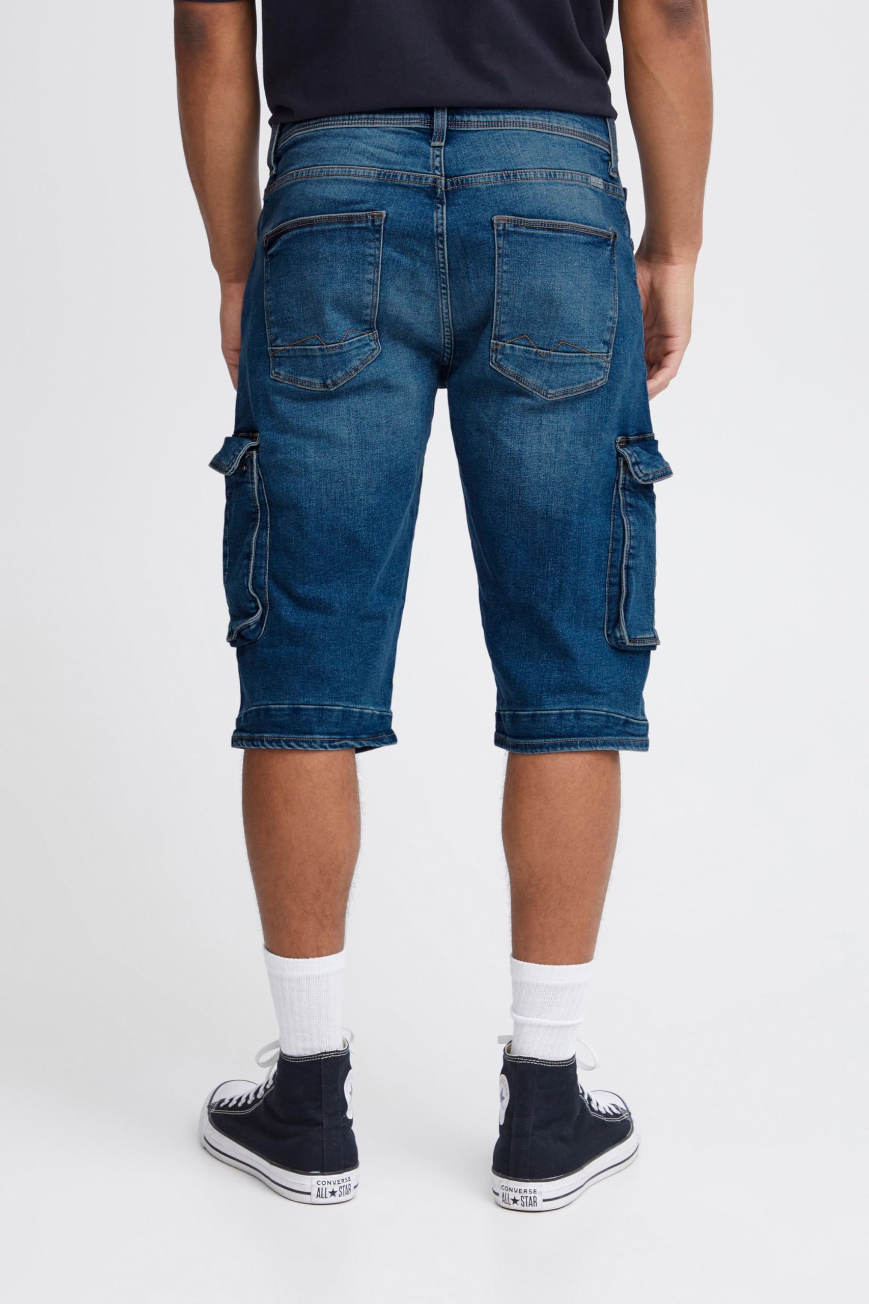 BLEND Men's Denim Shorts - Stretch Comfort Fit Casual Jean Shorts for Men | Perfect for Summer, Beach, and Outdoor Activities
