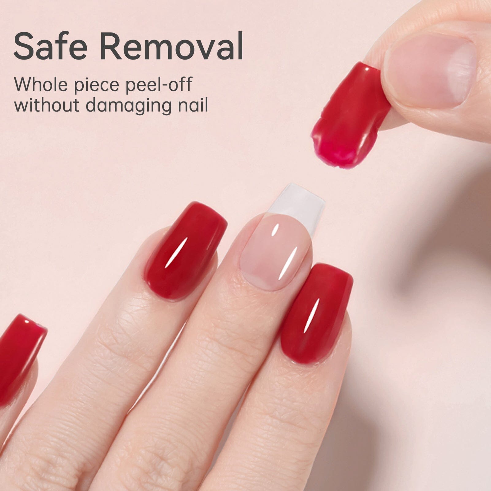 Peelable Base Gel 15ml for Nail Art - Easy Application & Long-Lasting - Perfect for DIY Manicures at Home or Salon Use