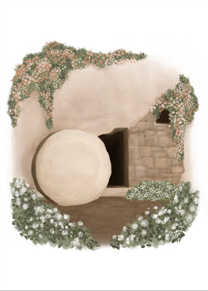 Garden Tomb Statue by Devyni Jensen - Outdoor Home Decor for Garden, Patio, and Yard