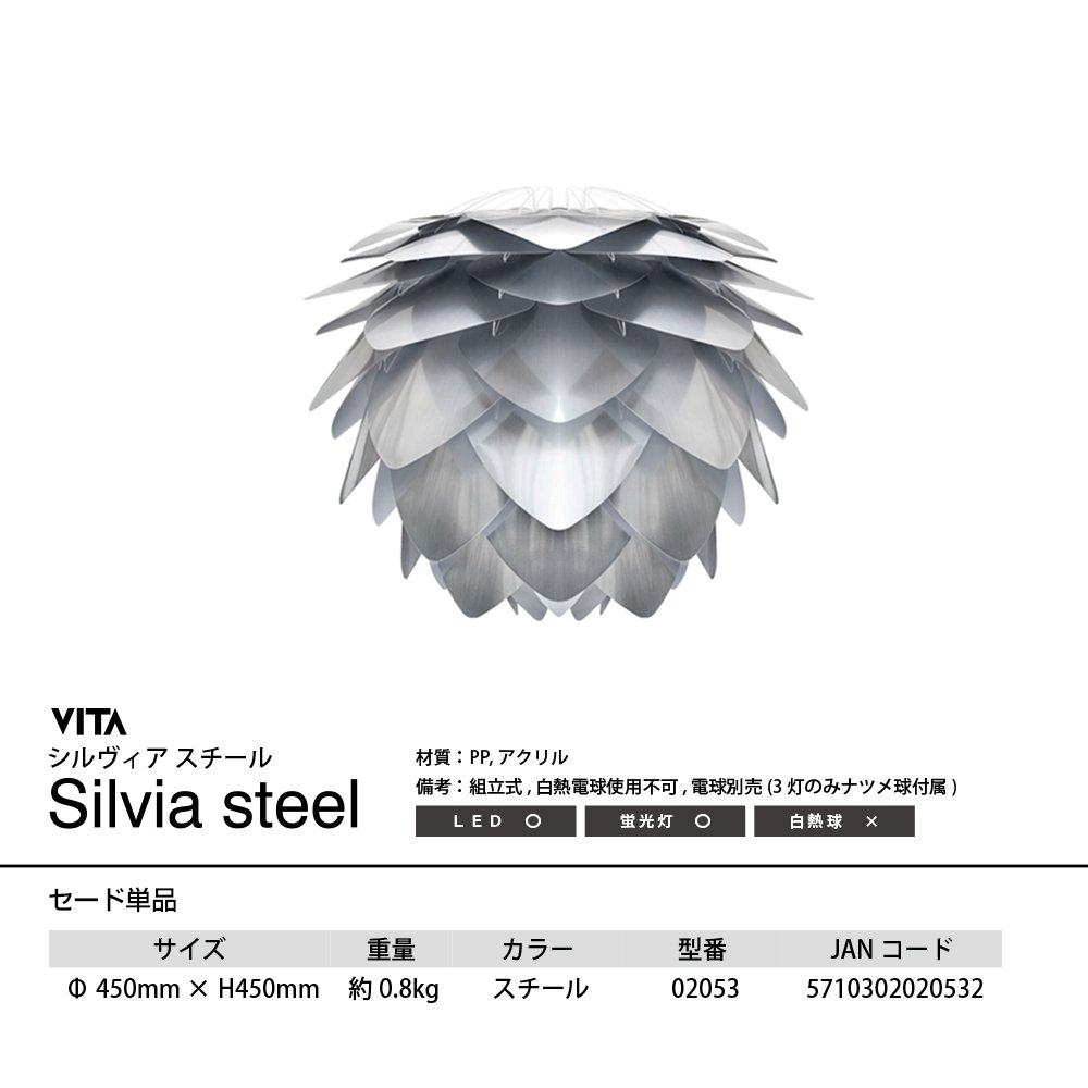 Vita Lighting Silvia Steel Pendant Light - Modern Industrial Ceiling Fixture for Kitchen Island, Dining Room & Living Room Decor