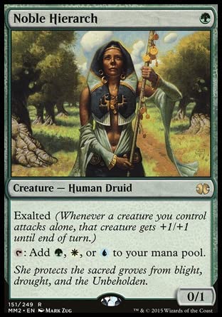 Magic: The Gathering Singles - Noble Hierarch (151) Modern Masters 2015 MM2 - Green MTG Card for Modern & Commander Decks - Perfect for Boosting Mana & Creature Abilities
