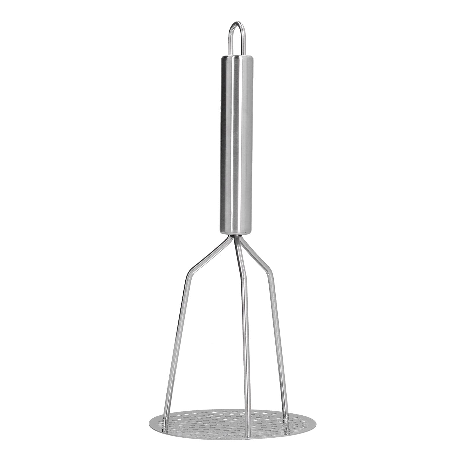 Premium Stainless Steel Potato Masher - Heavy Duty Kitchen Tool for Smooth Mashed Potatoes, Vegetables & Baby Food - Ideal for Home Cooking, Restaurants & Meal Prep