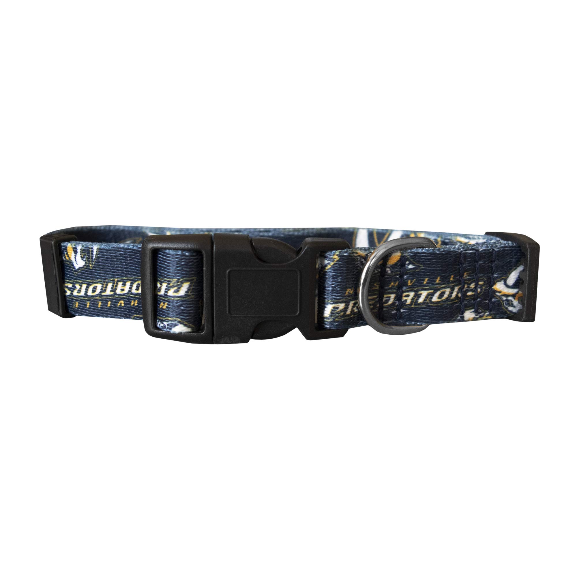 Official NHL Team Logo Pet Collar - Adjustable Dog & Cat Collar for Small Medium Large Pets - Perfect for Game Day, Team Pride & Everyday Walks