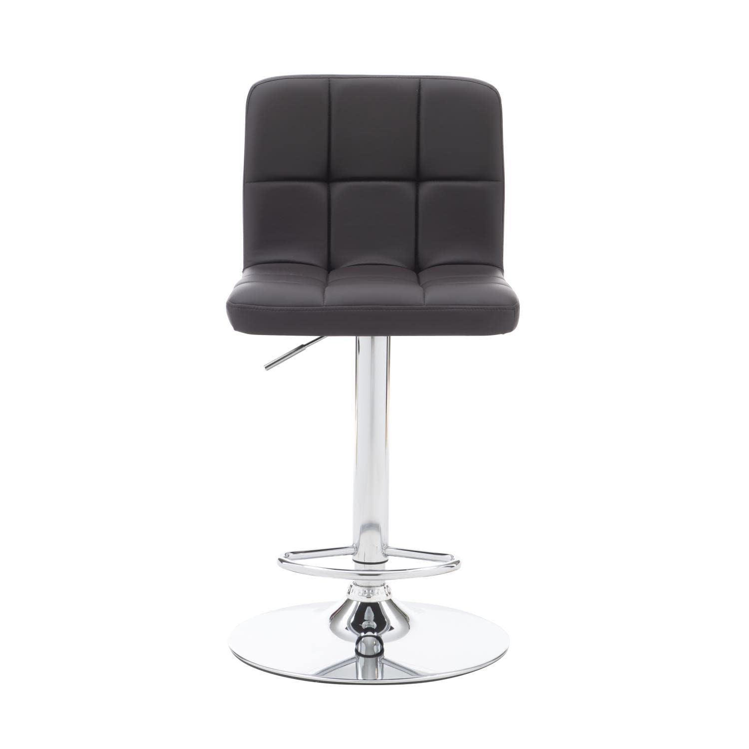Premium Clayton Barstool in Rich Chocolate Brown - Comfortable & Stylish Bar Height Stool for Kitchen Island, Breakfast Nook, or Home Bar Decor