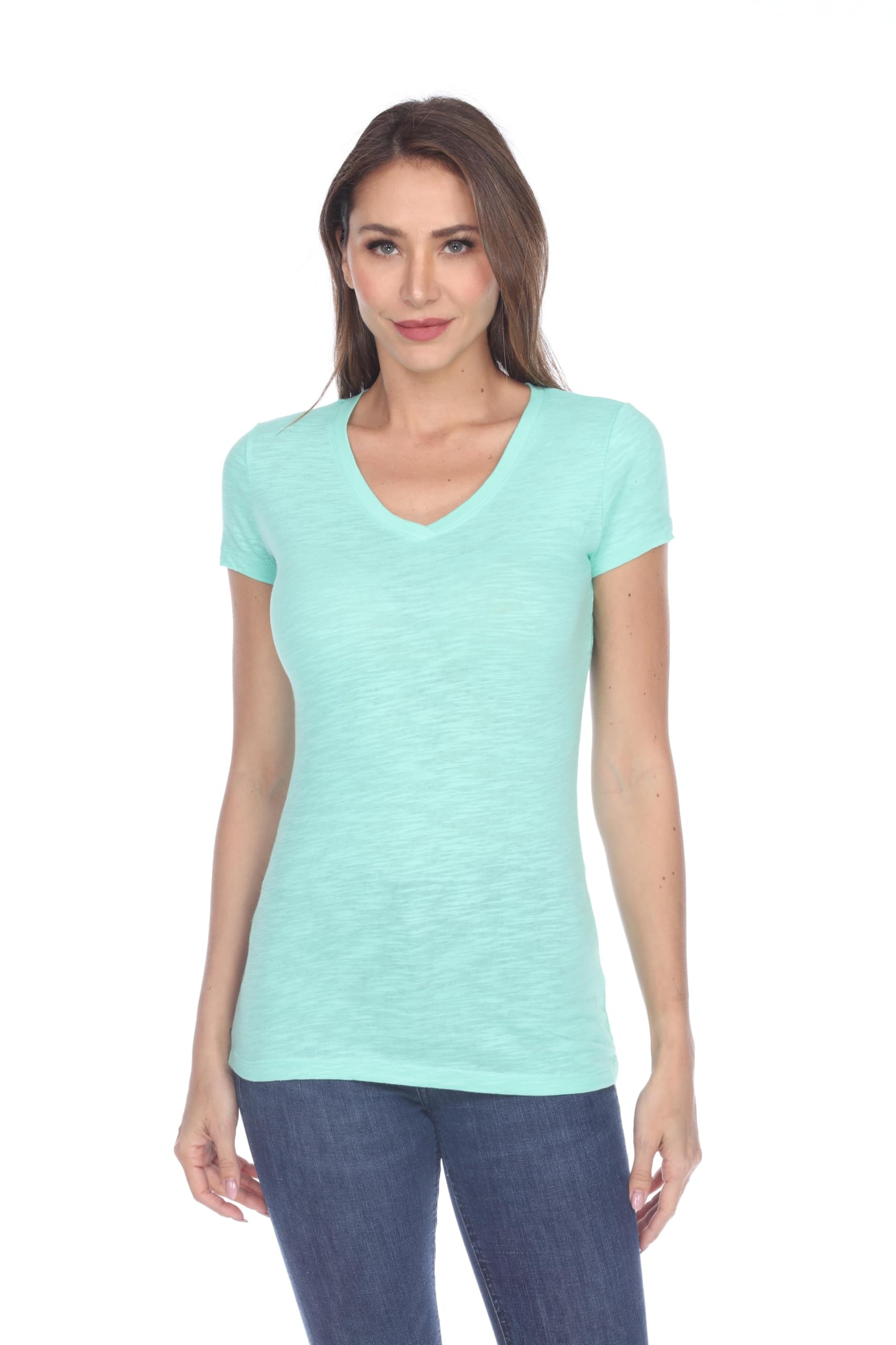 2025 New Women's Solid Color Slim-Fit Layering Short Sleeve T-Shirt - Soft Comfortable Fabric for Casual Wear, Summer Outfits & Everyday Basics
