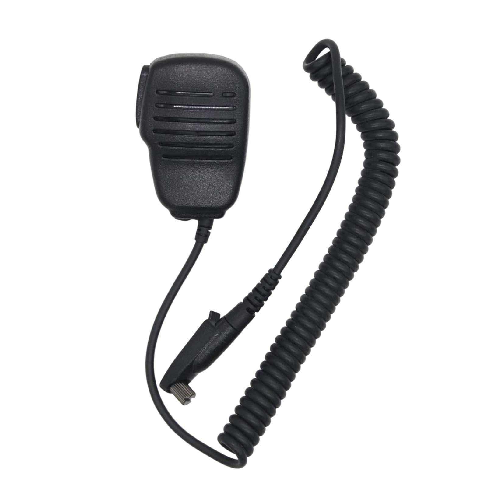 MERISHOPP Professional Handheld Speaker Microphone with Cable for GP328Plus - Durable Radio Communication Accessory for Walkie Talkies, Outdoor Adventures & Emergency Use