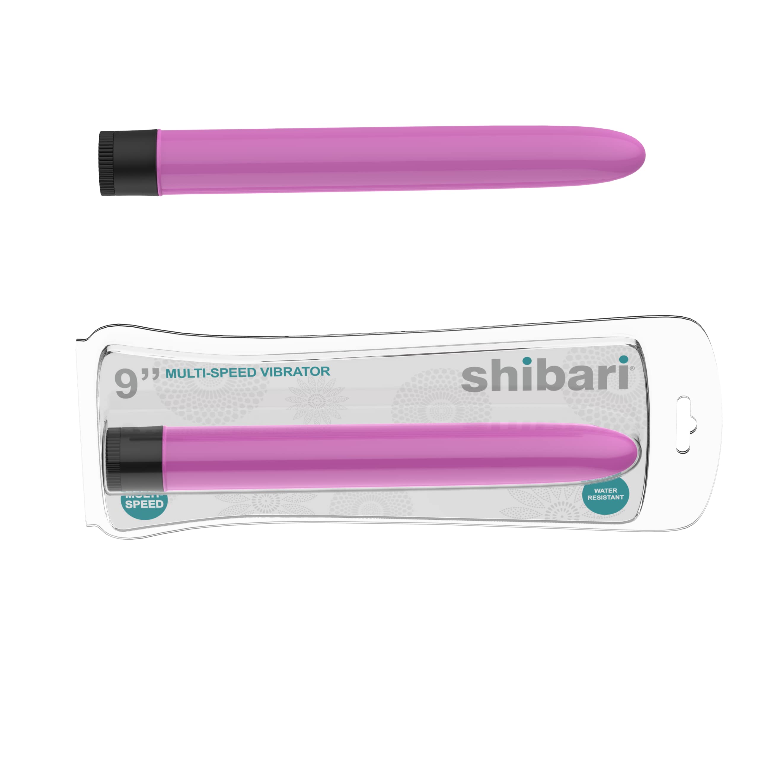 Shibari Classic Bullet Vibrator - 9 Inch Waterproof Wireless Adult Toy for Women & Couples, Smooth ABS Plastic Clitoral & G-Spot Stimulator - Quiet Rechargeable Massager for Sensual Play, Travel & Intimate Moments (Pink)