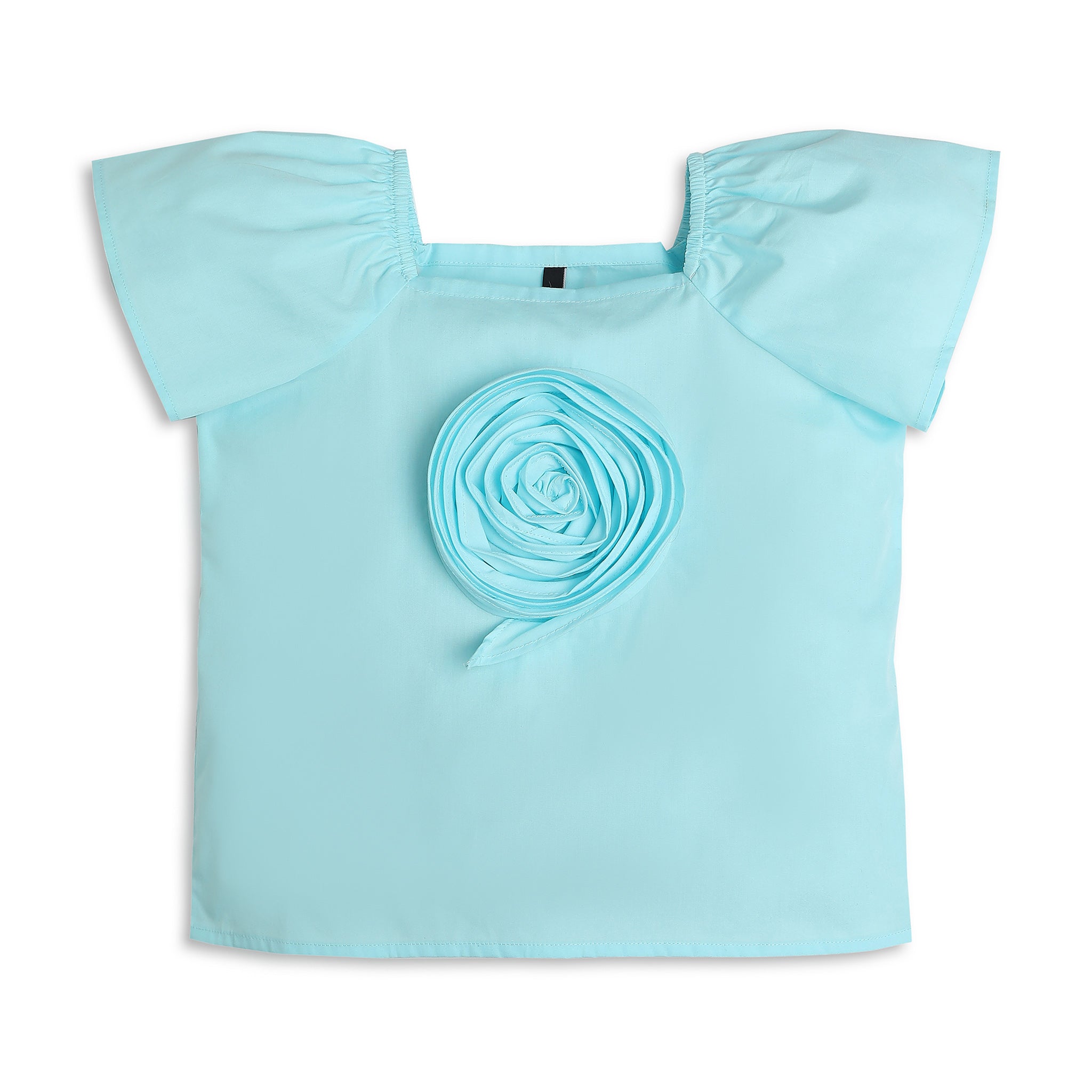 Girls Solid Color Tops - GFT00001 | Comfortable & Stylish for School, Play & Everyday Wear