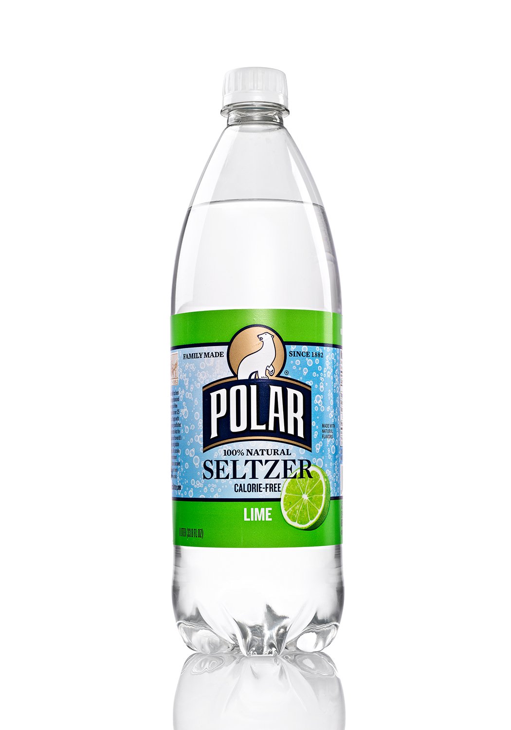 Polar Beverages Seltzer Lime Sparkling Water - 12 Pack (33.8 Fl Oz Each) | Refreshing & Zero Calorie | Perfect for Parties, Hydration & Mixing Cocktails
