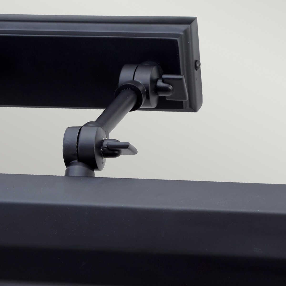Chawton Large Black Picture Light by Elstead Lighting - Perfect for Artwork & Gallery Wall Illumination