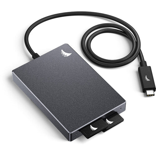 Angelbird SDD31PK SD Dual Card Reader - High-Speed USB 3.0 Memory Card Adapter for Photographers & Videographers - Perfect for DSLR Cameras, Action Cams, and 4K Video Recording