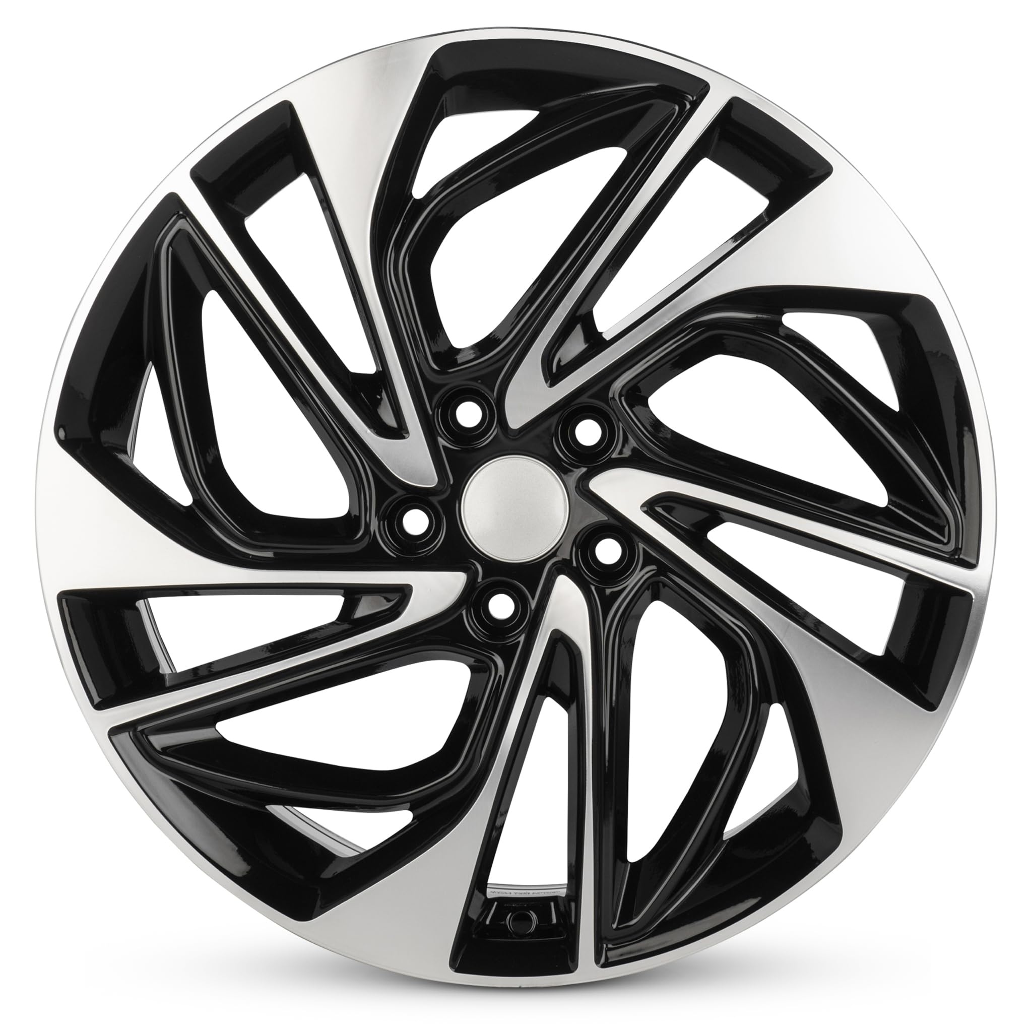 2019-2021 Hyundai Tucson 19-Inch Black Machine Face Aluminum Wheel - OEM Replacement Rim for Smooth Ride & Enhanced Style | Perfect for City Commuting & Road Trips
