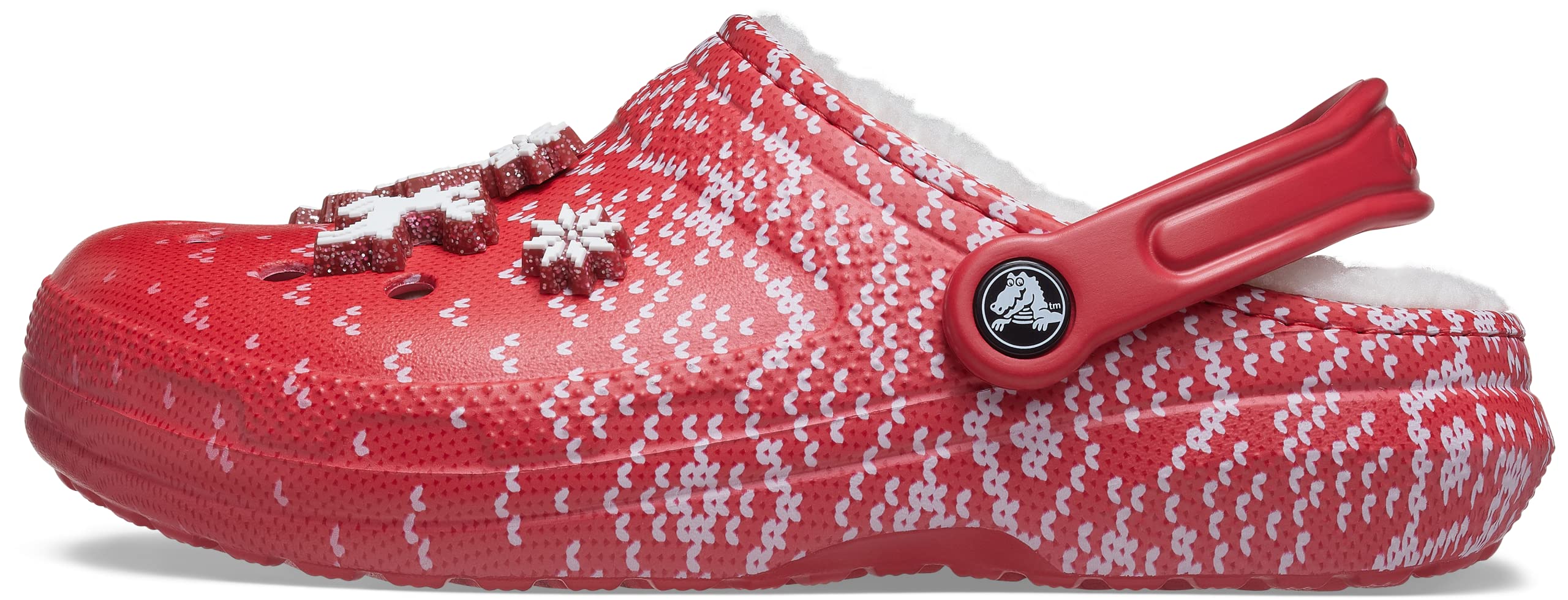 Unisex Crocs Classic Lined Holiday Charm Clogs - Comfortable Slip-On Shoes for Men & Women - Perfect for Indoor/Outdoor Wear, Gardening, Beach & Casual Outfits