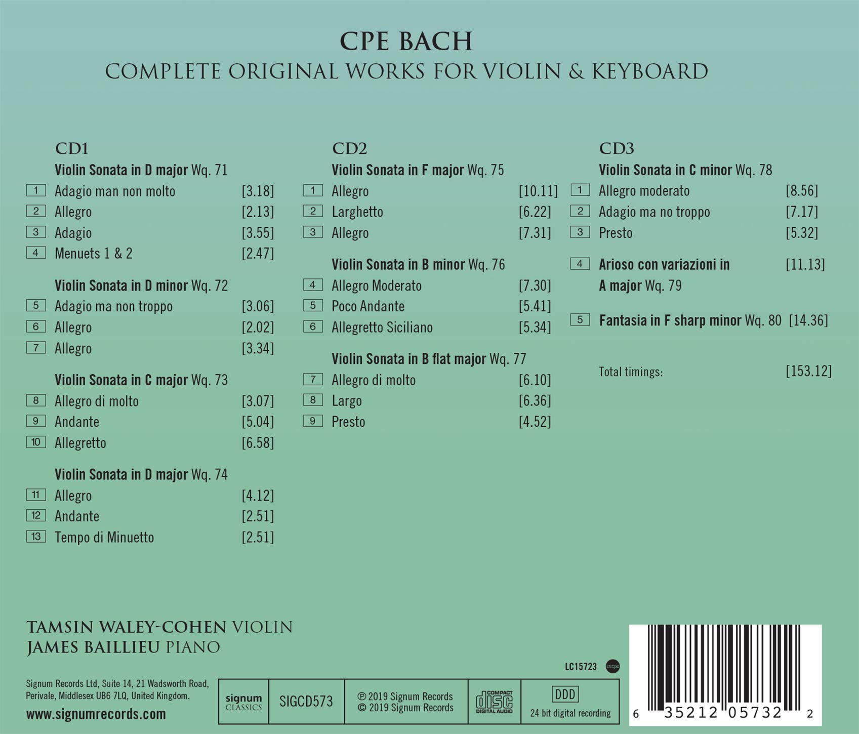 Original Violin & Keyboard Works for Classical Music Lovers