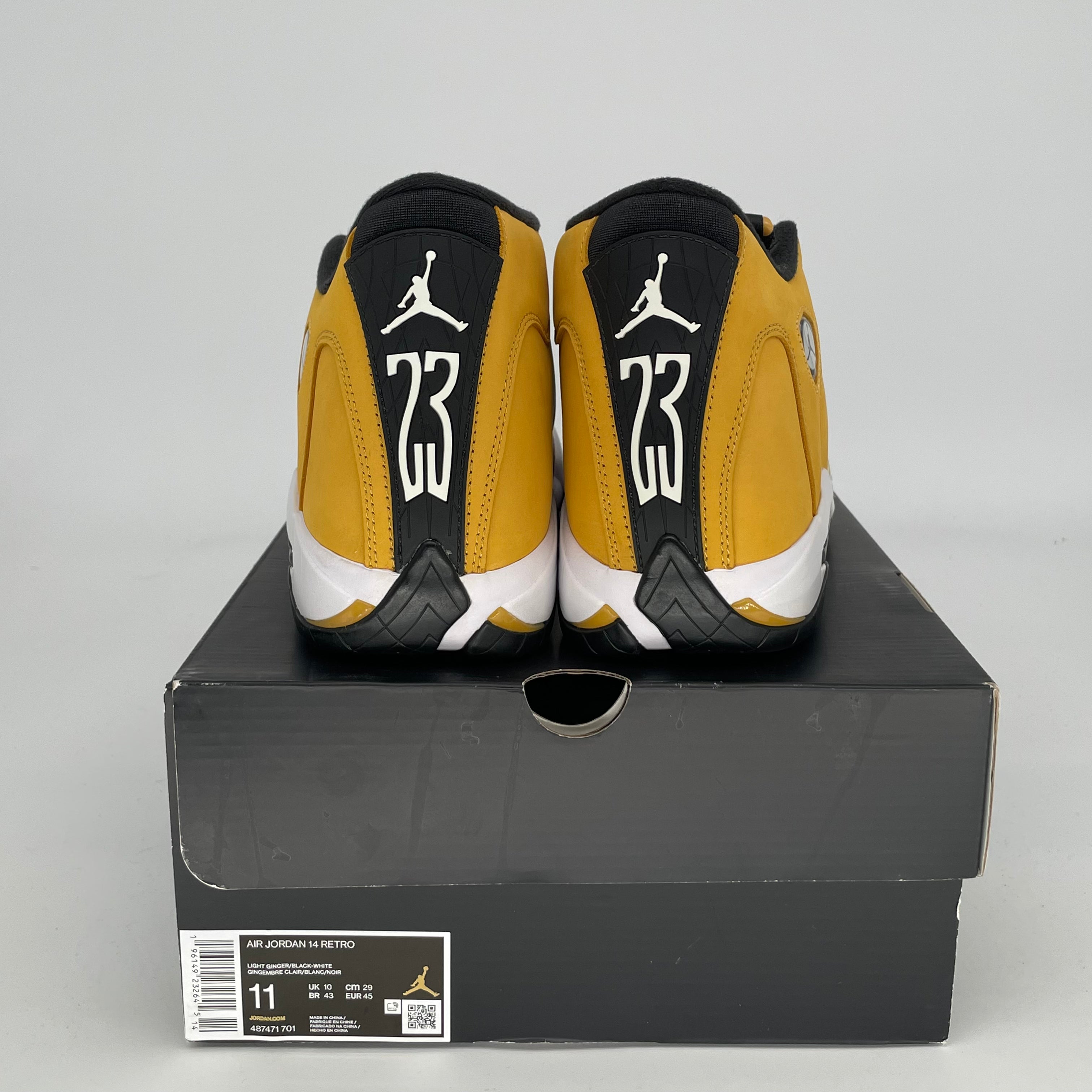 AIR JORDAN 14 Retro Light Ginger Men's Basketball Shoes Size 11 - 487471-701 | Authentic Sneakers for Sports, Streetwear & Casual Outfits