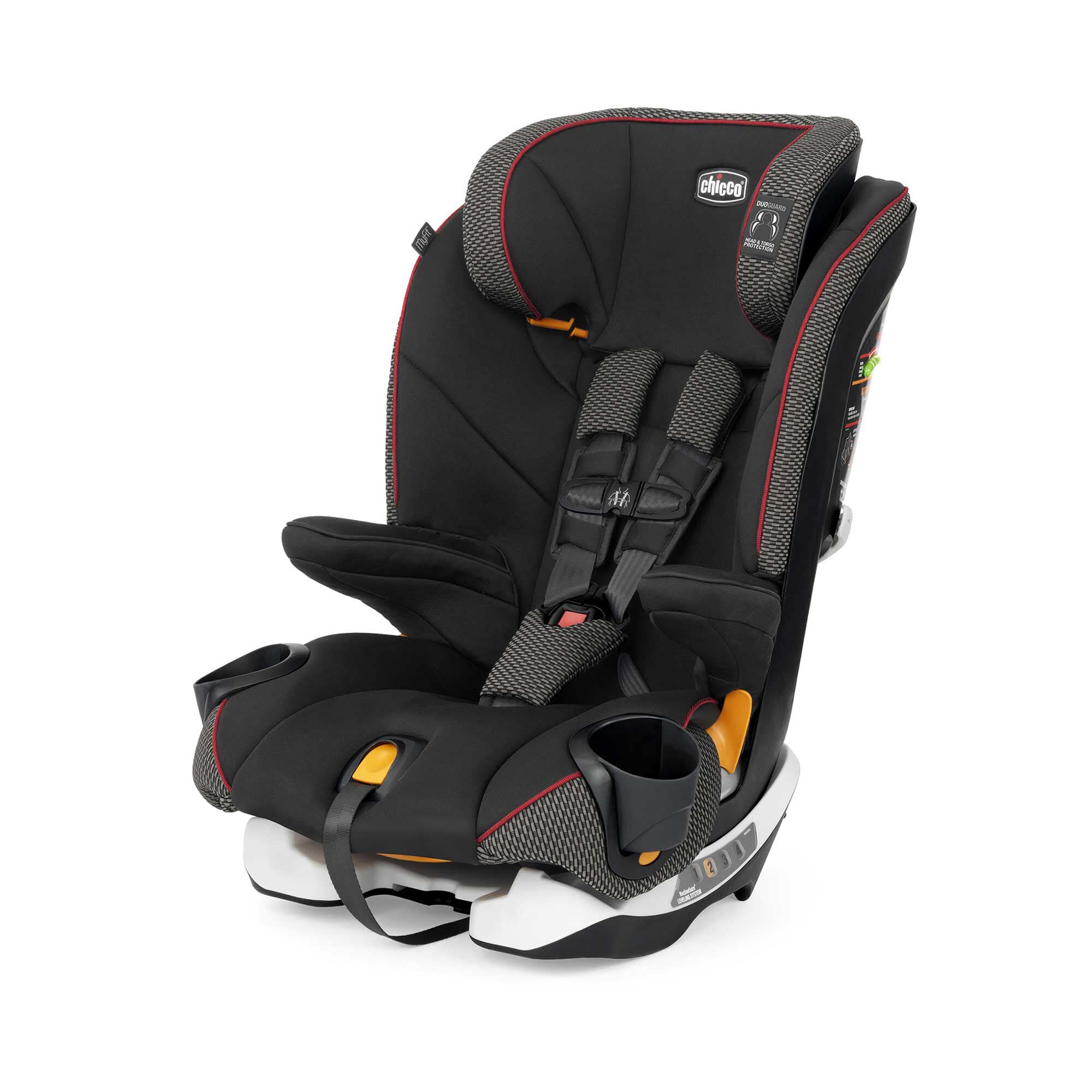 Chicco MyFit Harness + Booster Car Seat for Kids - Convertible & Adjustable Safety Seat with 5-Point Harness System - Perfect for Travel, School Runs & Family Road Trips (Atmosphere Design)