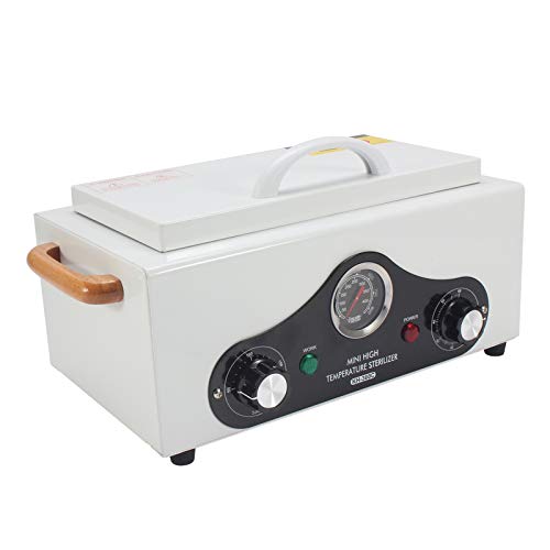 1.5L Mini High Temperature Portable Sterilizer 500W Autoclave for Nail Tools - Professional Manicure Equipment for Salon & Home Use - Perfect for Sanitizing Nail Clippers, Files & Beauty Accessories