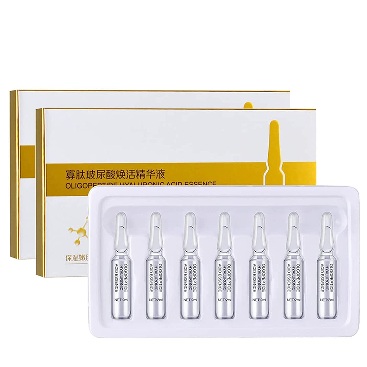 YOOUS Beyouth Pro Collagen & Ceramide Lift Ampoule Serum - Anti-Wrinkle, Hyaluronic Acid Face Serum for Skin Rejuvenation | Perfect for Night Routine & Dry Skin Care