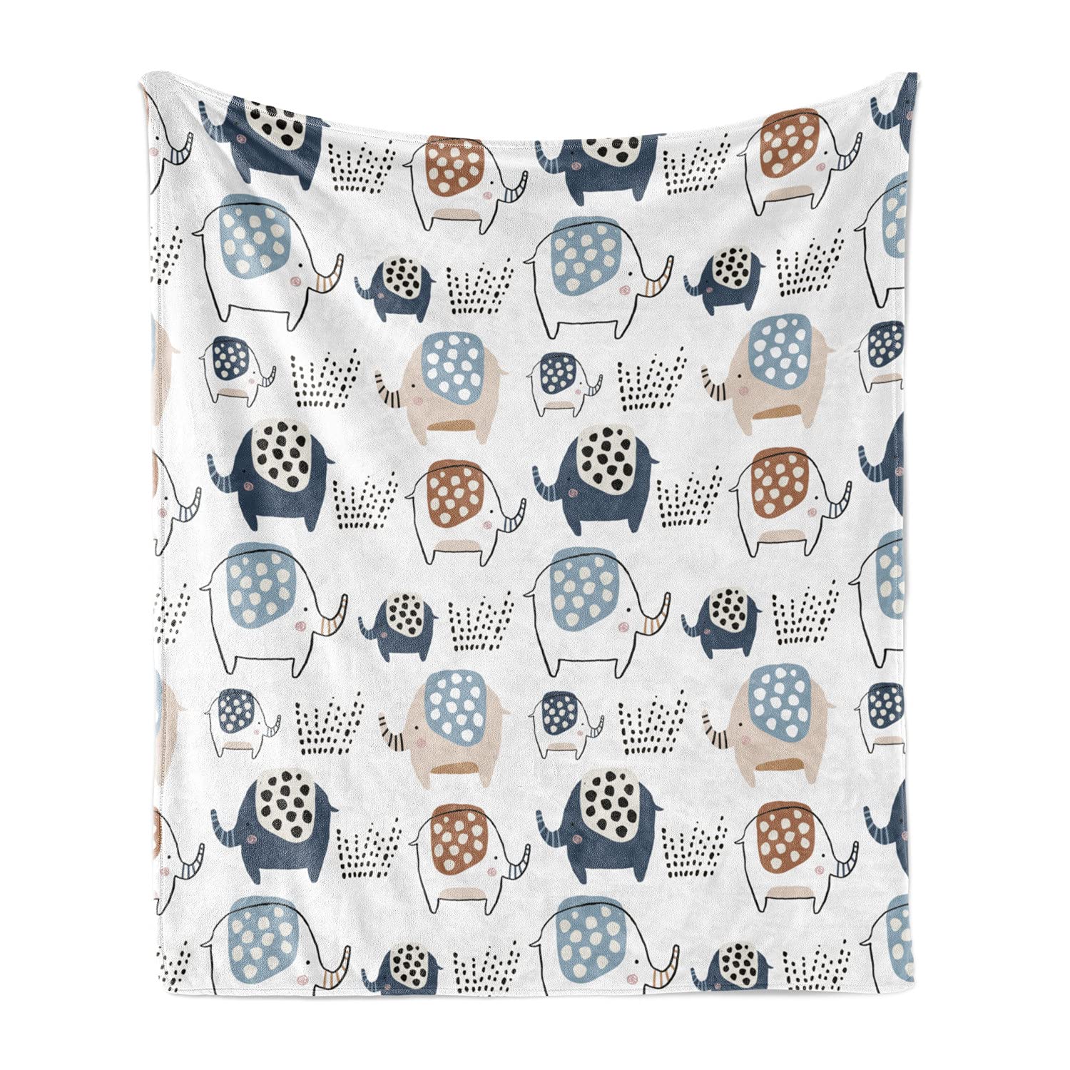 Ambesonne Animal Print Flannel Fleece Throw Blanket - Soft Cozy 50
