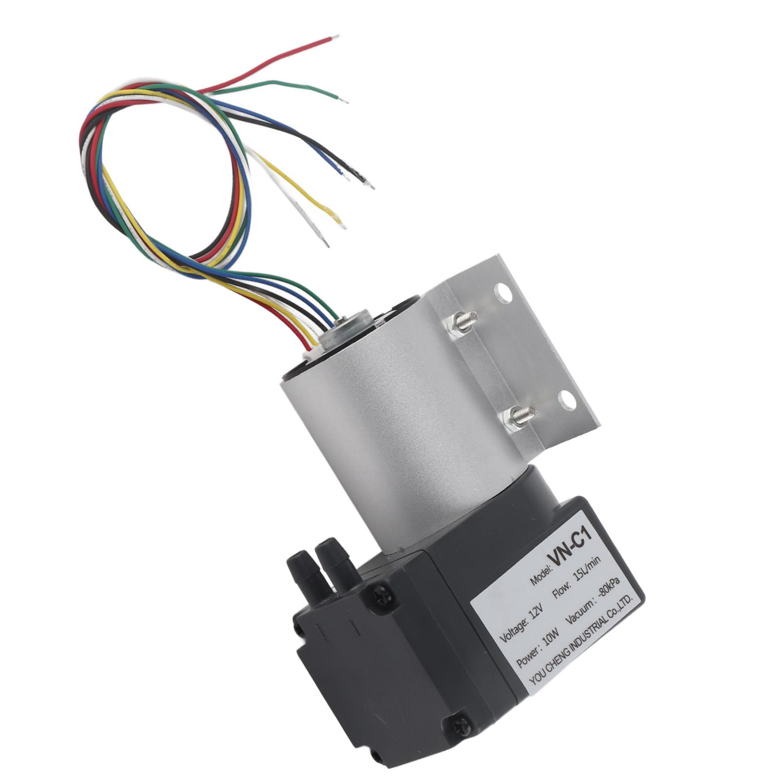 Mini Vacuum Pump 12V - Brushless Oil-Free Diaphragm Pump for High/Low Temperature Applications | Portable Micro Vacuum Pump 10W DC | Ideal for Lab Equipment, Medical Devices & DIY Projects