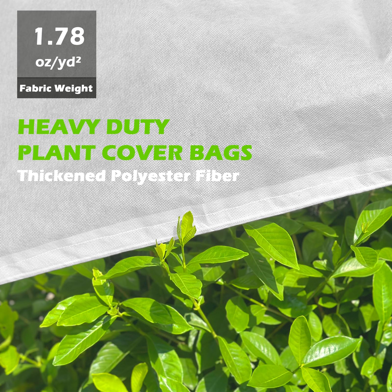 Reusable Winter Plant Covers for Frost Protection - Large 23.6