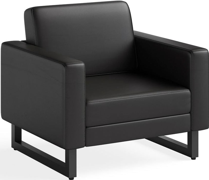 Safco Modern Lounge Chair Without Legs - Ergonomic Design for Office, Living Room & Waiting Areas [Model 1732]