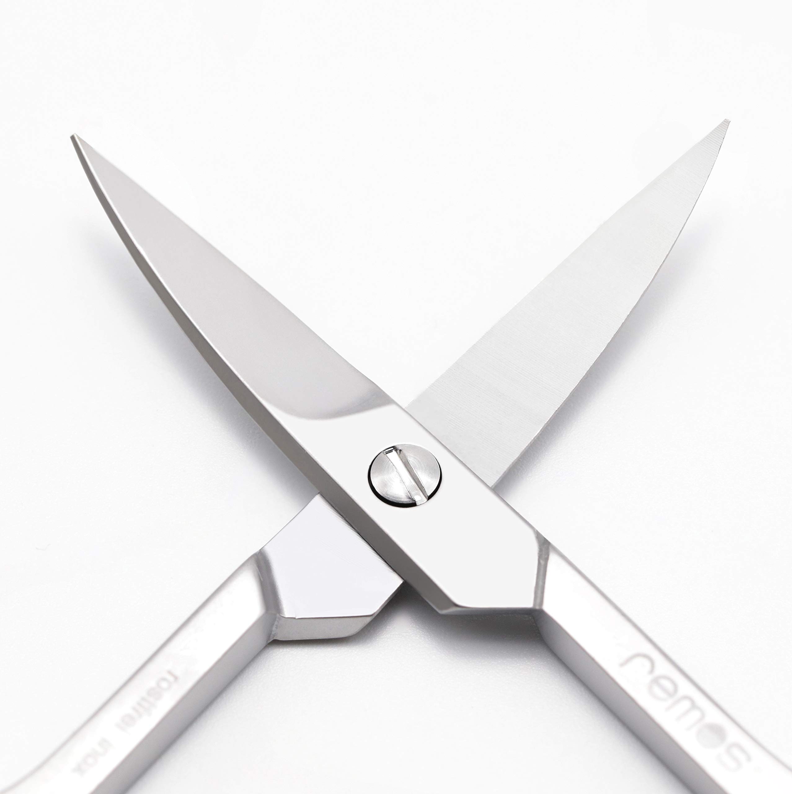Premium REMOS Stainless Steel Nail Clippers [INOX] 9.5cm - Professional Fingernail & Thin Toenail Trimmer - Ideal for Home, Travel, and Salon Use