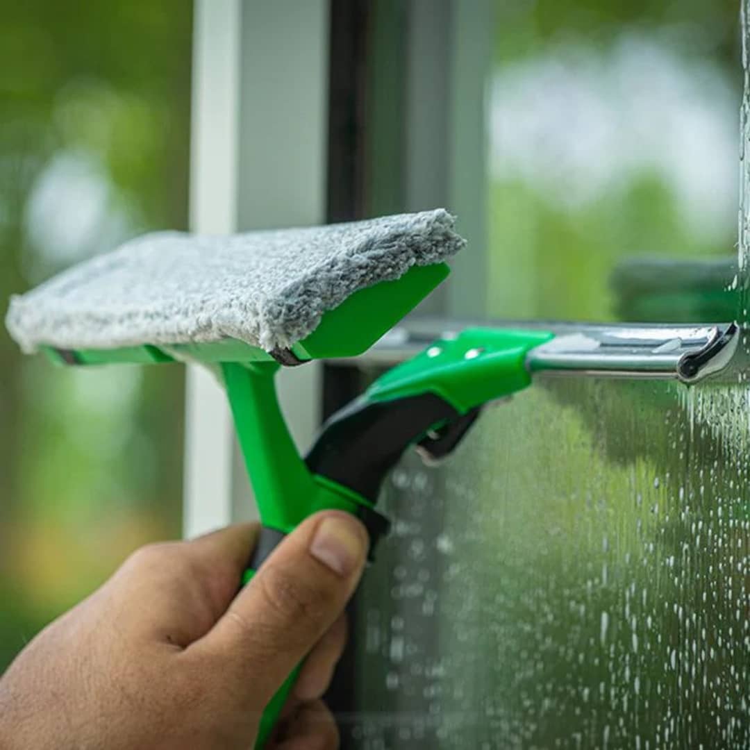 Unger Vice Versa Pro Window Squeegee Complete 35cm - Professional Window Cleaning Tool for Home & Commercial Use - Perfect for Glass, Mirrors, and Shower Doors