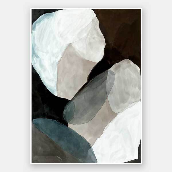 Dream Fragments Unframed Art Print - Modern Abstract Wall Decor for Living Room, Bedroom & Office